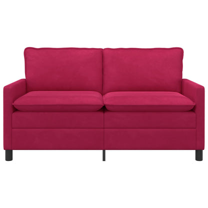 Bank Wijnrood 156 x 81 x 87,5 cm Fluweel