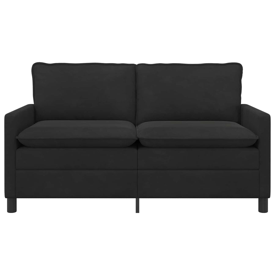 Bank Zwart 156 x 81 x 87,5 cm Fluweel