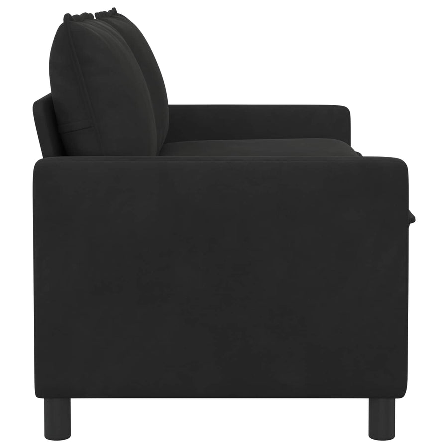 Bank Zwart 156 x 81 x 87,5 cm Fluweel