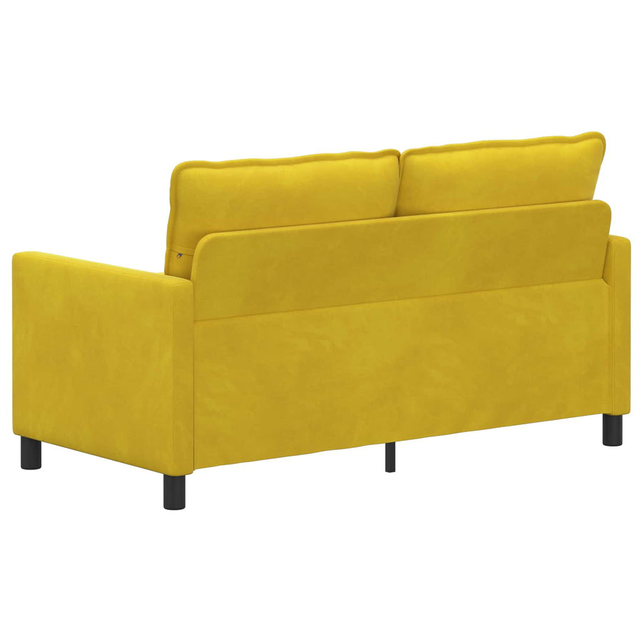 Bank Geel 156 x 81 x 87,5 cm Fluweel