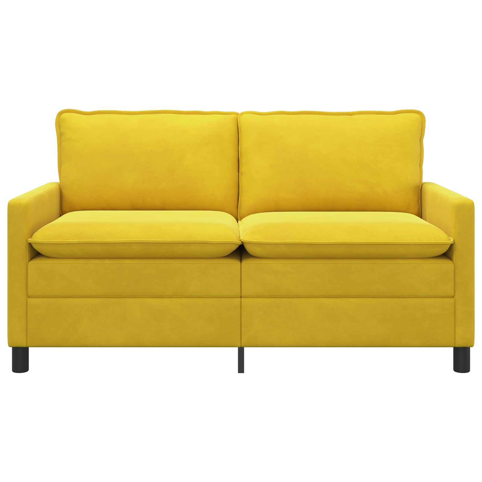 Bank Geel 156 x 81 x 87,5 cm Fluweel