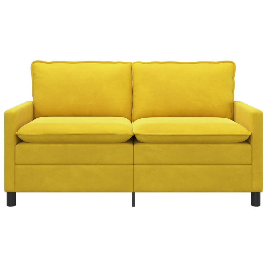 Bank Geel 156 x 81 x 87,5 cm Fluweel