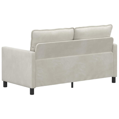 Bank Crèmekleurig 156 x 81 x 87,5 cm Fluweel