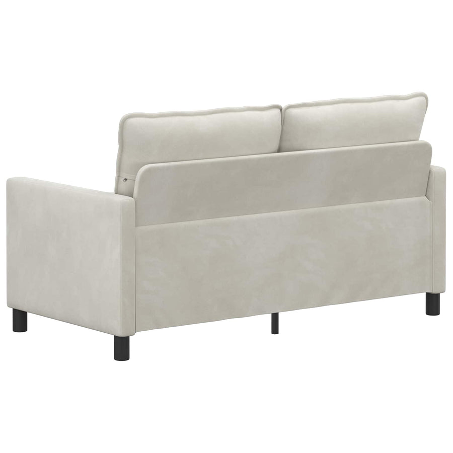 Bank Crèmekleurig 156 x 81 x 87,5 cm Fluweel
