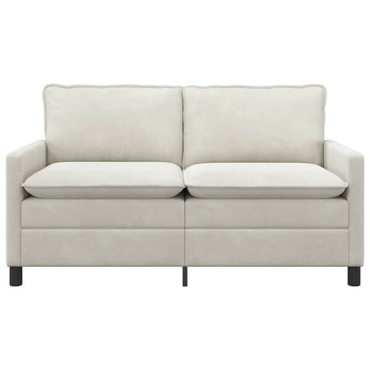 Bank Crèmekleurig 156 x 81 x 87,5 cm Fluweel