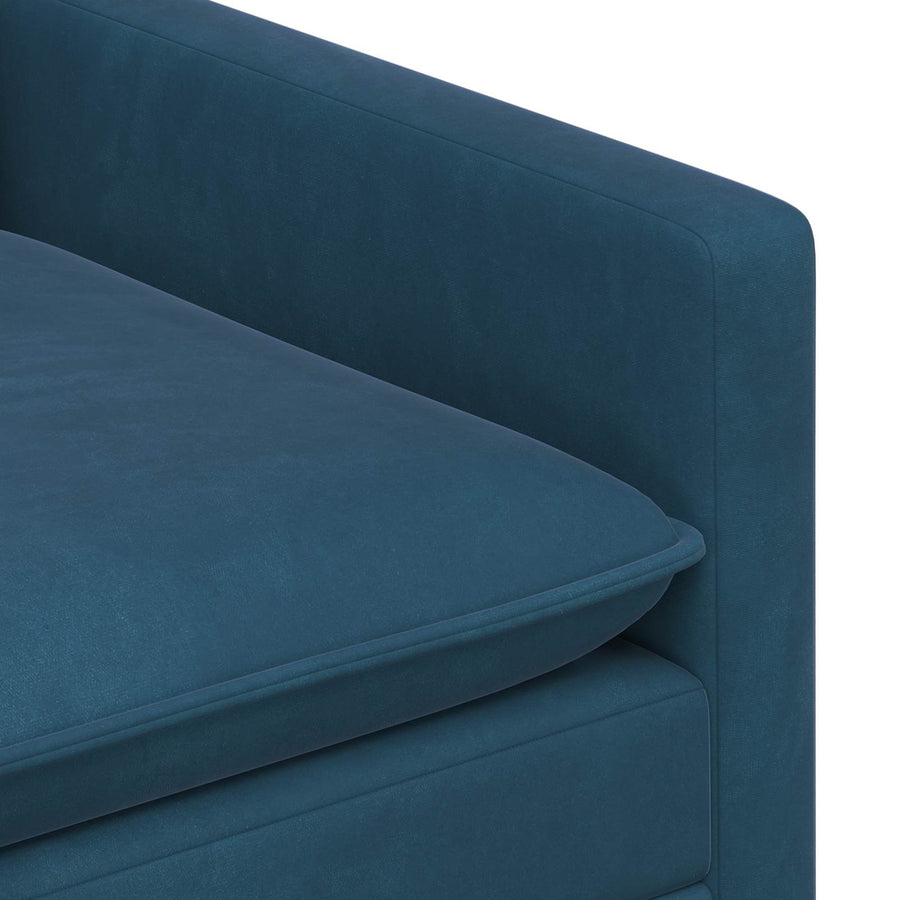 Bank Blauw 156 x 81 x 87,5 cm Fluweel