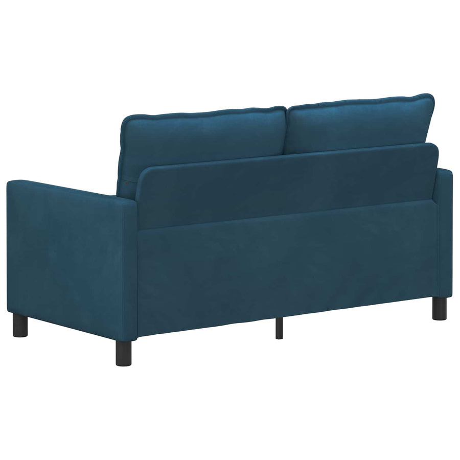 Bank Blauw 156 x 81 x 87,5 cm Fluweel