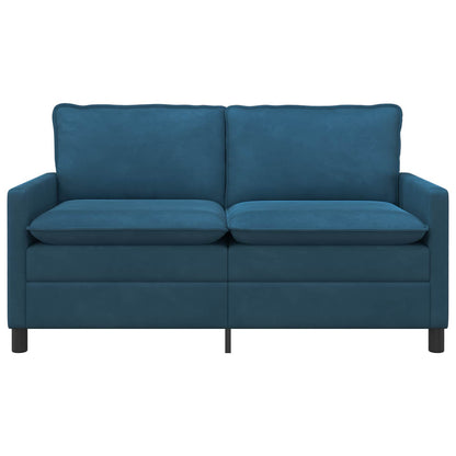 Bank Blauw 156 x 81 x 87,5 cm Fluweel