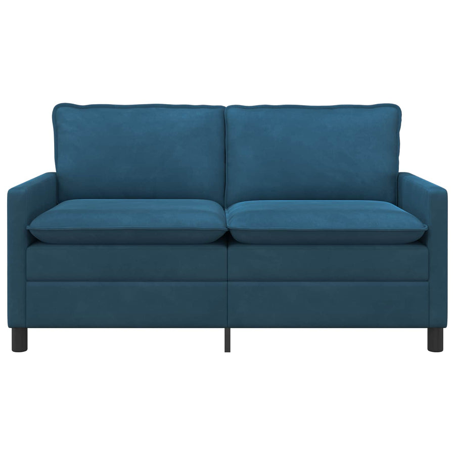 Bank Blauw 156 x 81 x 87,5 cm Fluweel