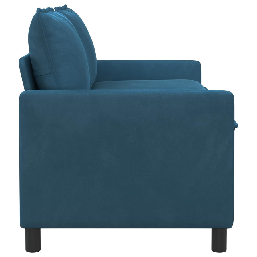 Bank Blauw 156 x 81 x 87,5 cm Fluweel
