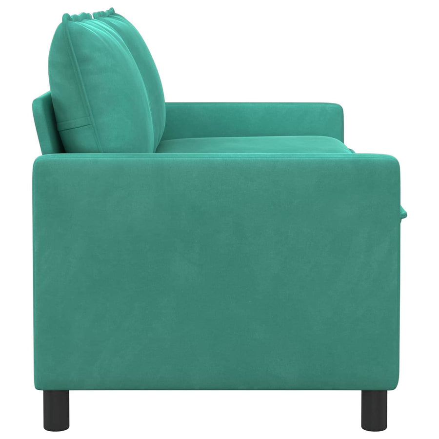 Bank Turquoise 156 x 81 x 87,5 cm Fluweel