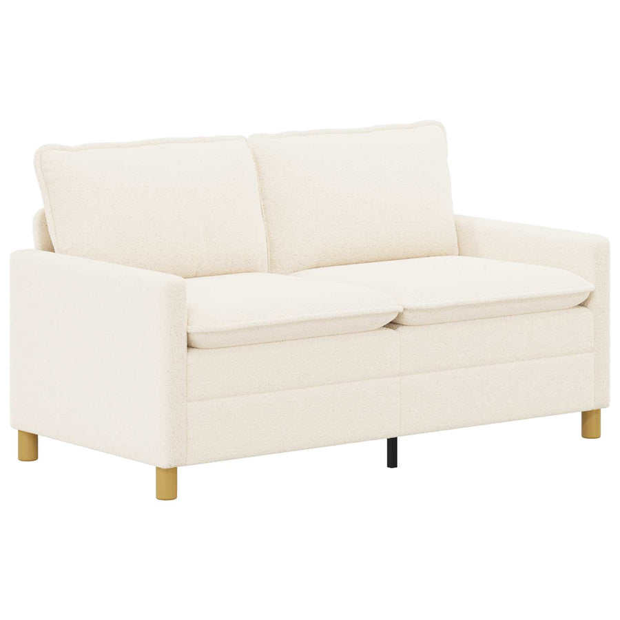 Bank Crèmekleurig 156 x 81 x 87,5 cm Stof