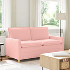 Bank roze 156x81x87,5 cm stof