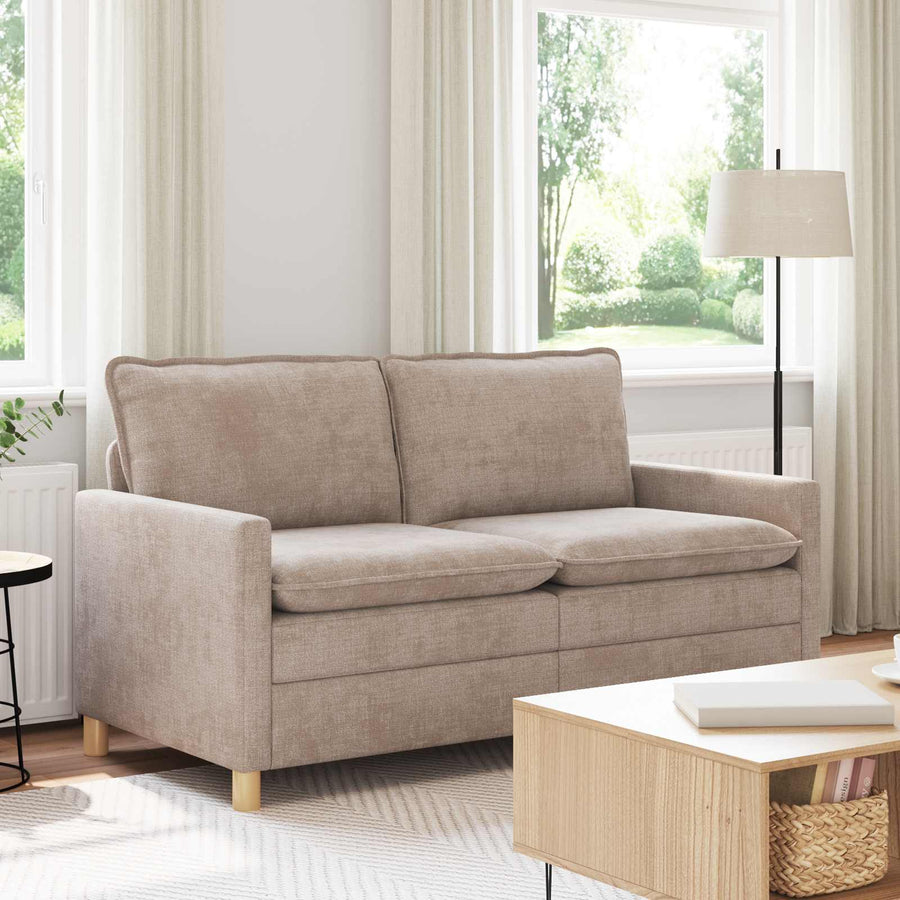 Bank Beige 156 x 81 x 87,5 cm Polyester
