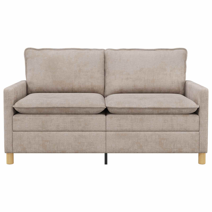 Bank Beige 156 x 81 x 87,5 cm Polyester