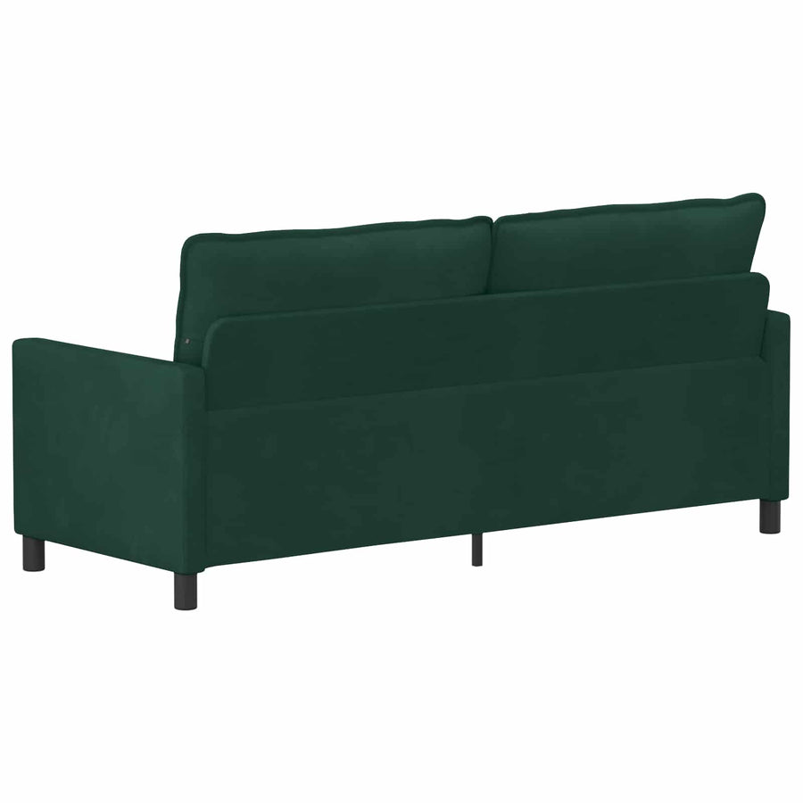 Bank Donkergroen 196 x 81 x 87,5 cm Fluweel