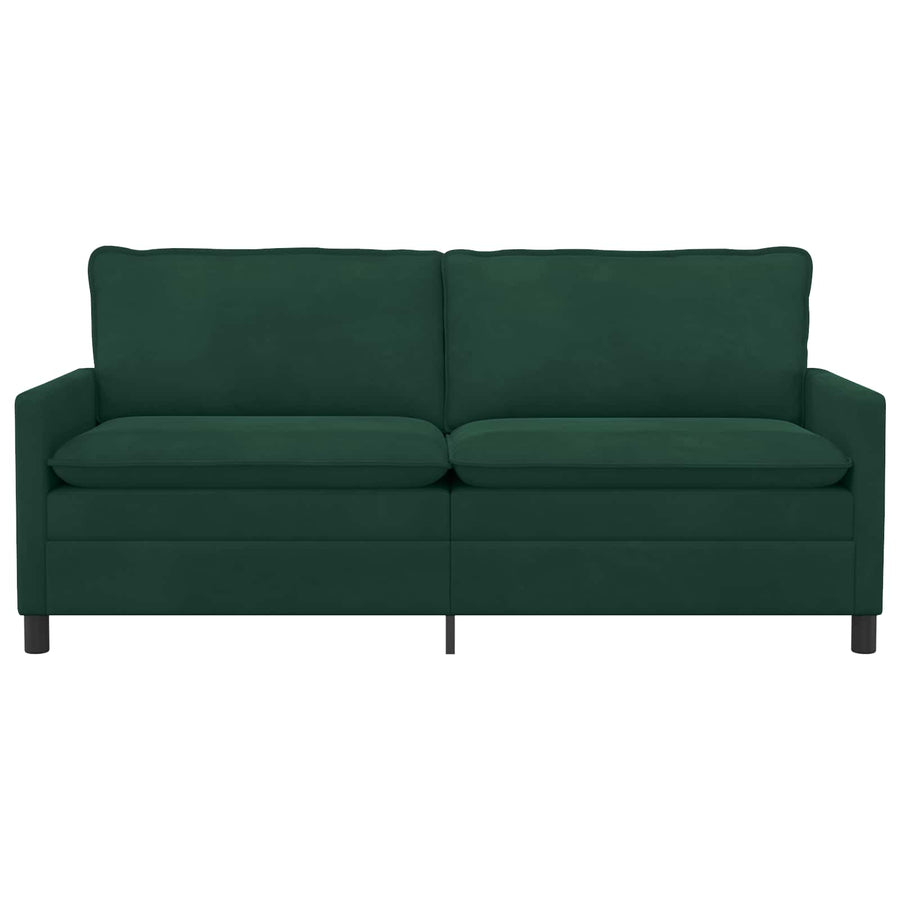 Bank Donkergroen 196 x 81 x 87,5 cm Fluweel