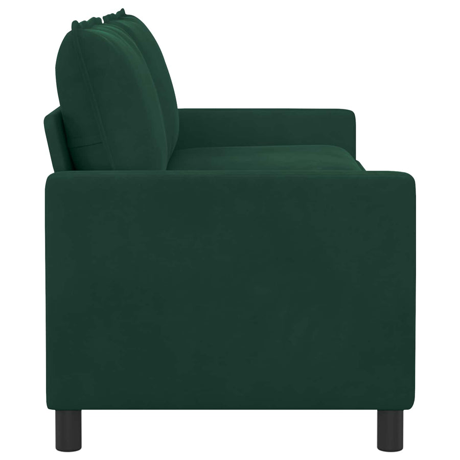 Bank Donkergroen 196 x 81 x 87,5 cm Fluweel