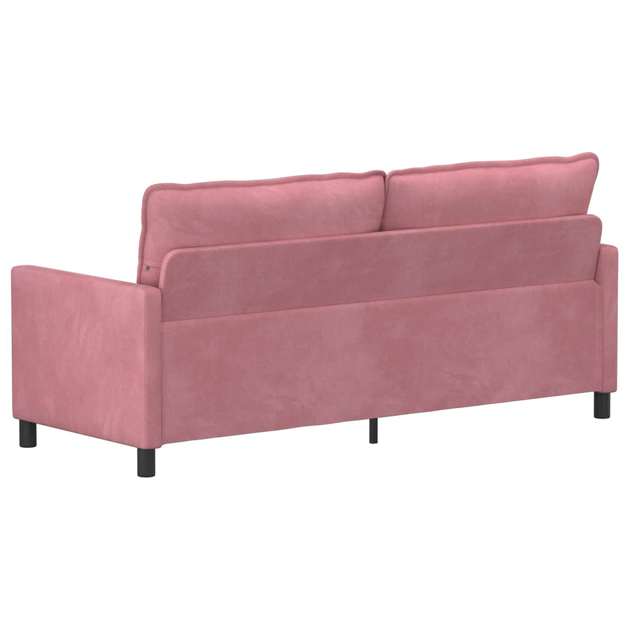 Bank Roze 196 x 81 x 87,5 cm Fluweel