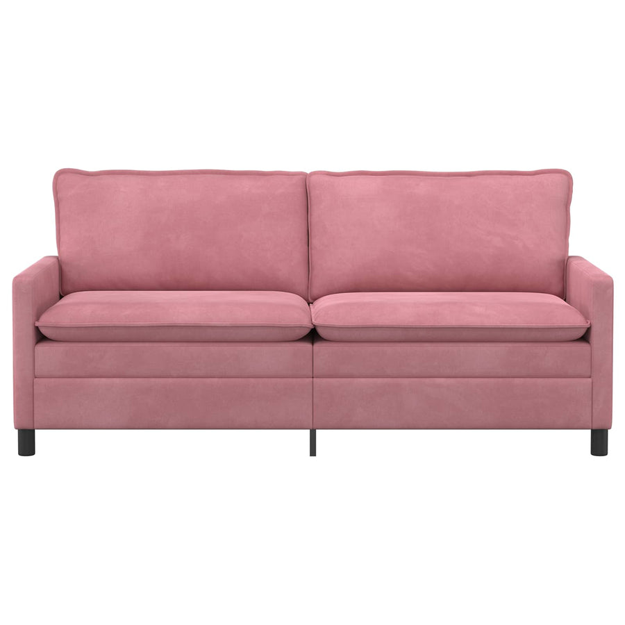 Bank Roze 196 x 81 x 87,5 cm Fluweel