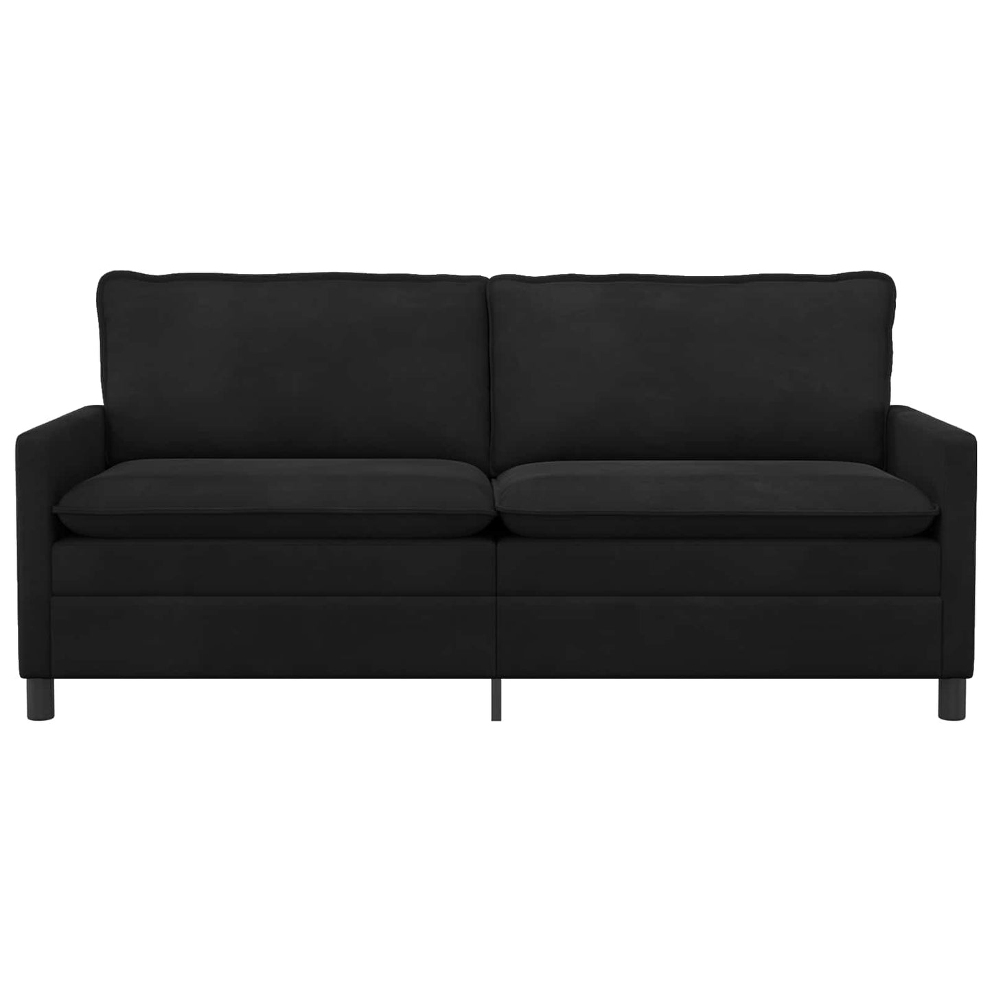 Bank Zwart 196 x 81 x 87,5 cm Fluweel