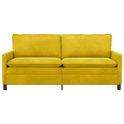 Bank Geel 196 x 81 x 87,5 cm Fluweel