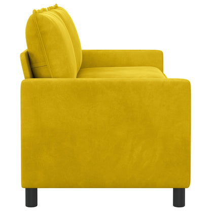 Bank Geel 196 x 81 x 87,5 cm Fluweel