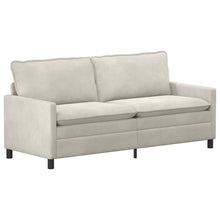 Bank Crèmekleurig 196 x 81 x 87,5 cm Fluweel