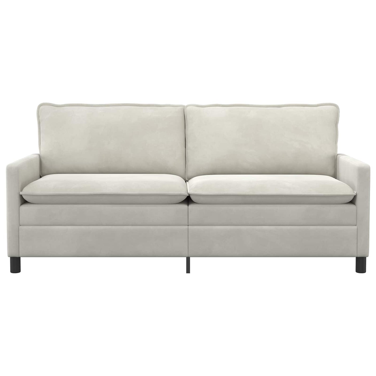 Bank Crèmekleurig 196 x 81 x 87,5 cm Fluweel