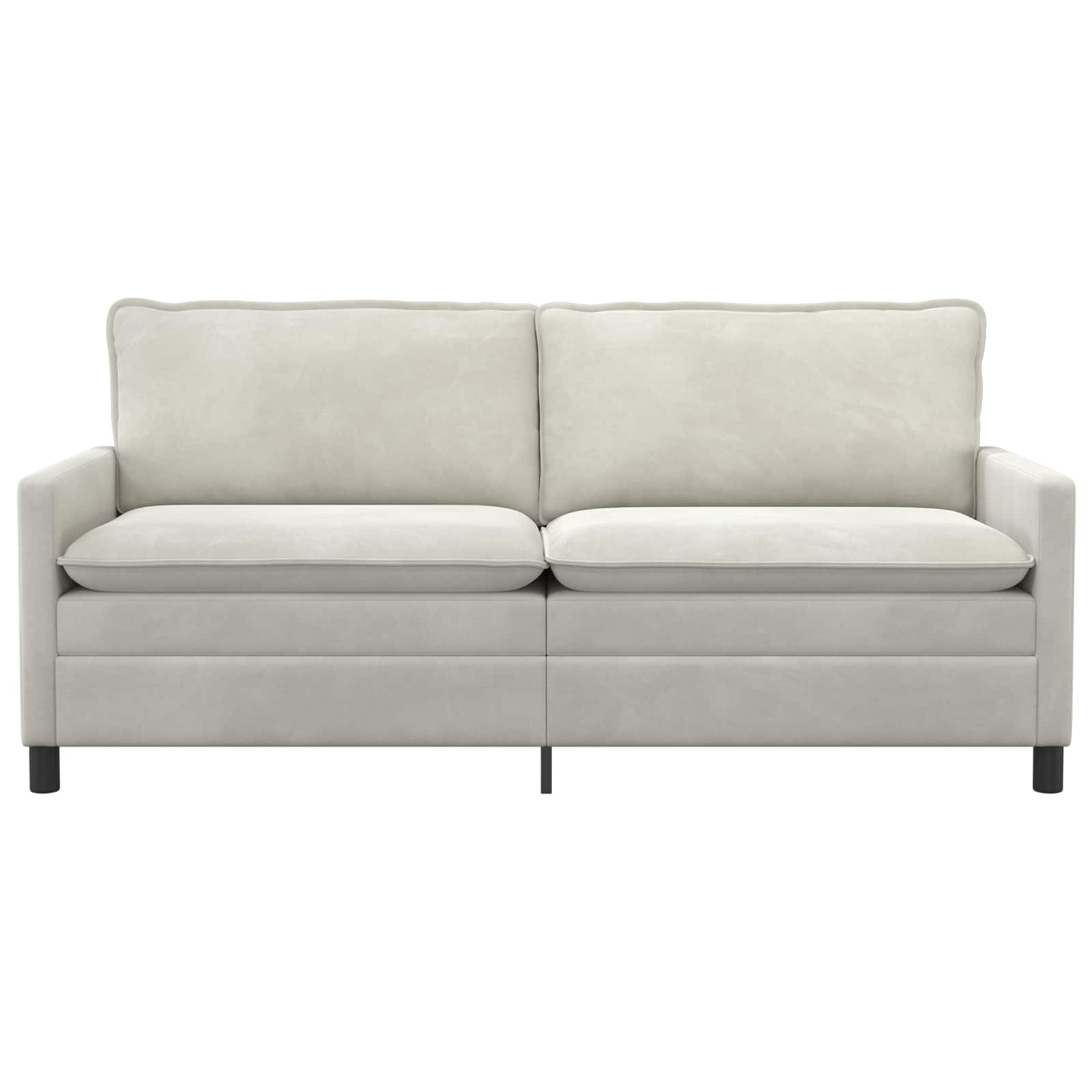 Bank Crèmekleurig 196 x 81 x 87,5 cm Fluweel