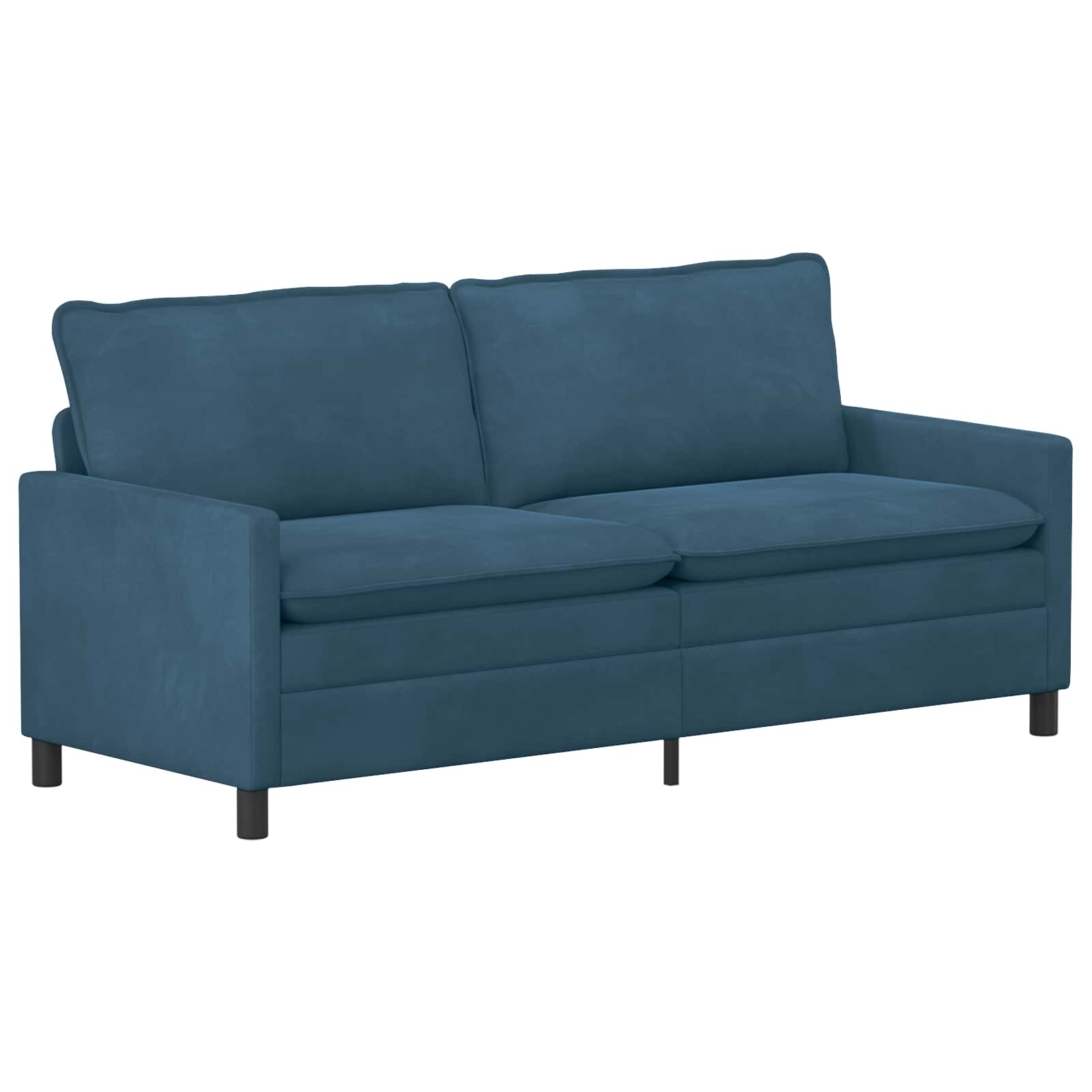 Bank Blauw 196 x 81 x 87,5 cm Fluweel