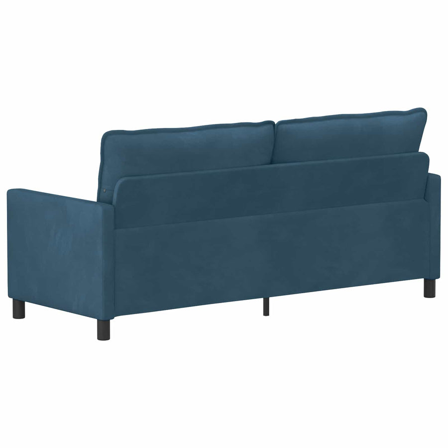 Bank Blauw 196 x 81 x 87,5 cm Fluweel