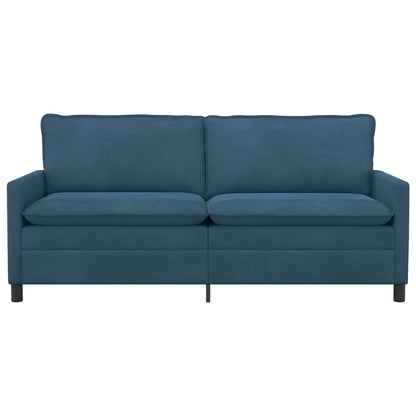 Bank Blauw 196 x 81 x 87,5 cm Fluweel
