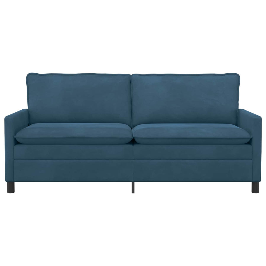 Bank Blauw 196 x 81 x 87,5 cm Fluweel