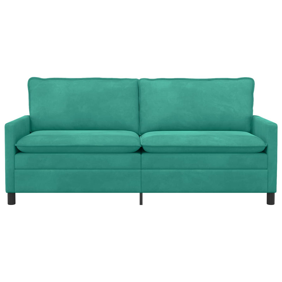 Bank Turquoise 196 x 81 x 87,5 cm Fluweel