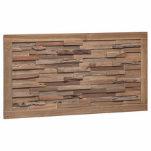 Hoofdbord Wandgemonteerd Naturel 100 cm Massief Teakhout