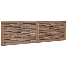 Hoofdbord Wandgemonteerd Naturel 180 cm Massief Teakhout