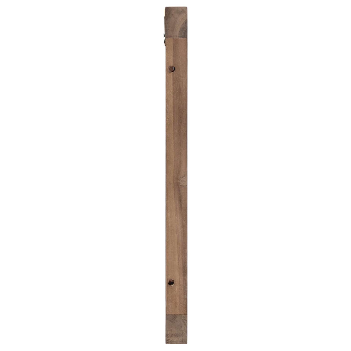 Hoofdbord Wandgemonteerd Naturel 200 cm Massief Teakhout