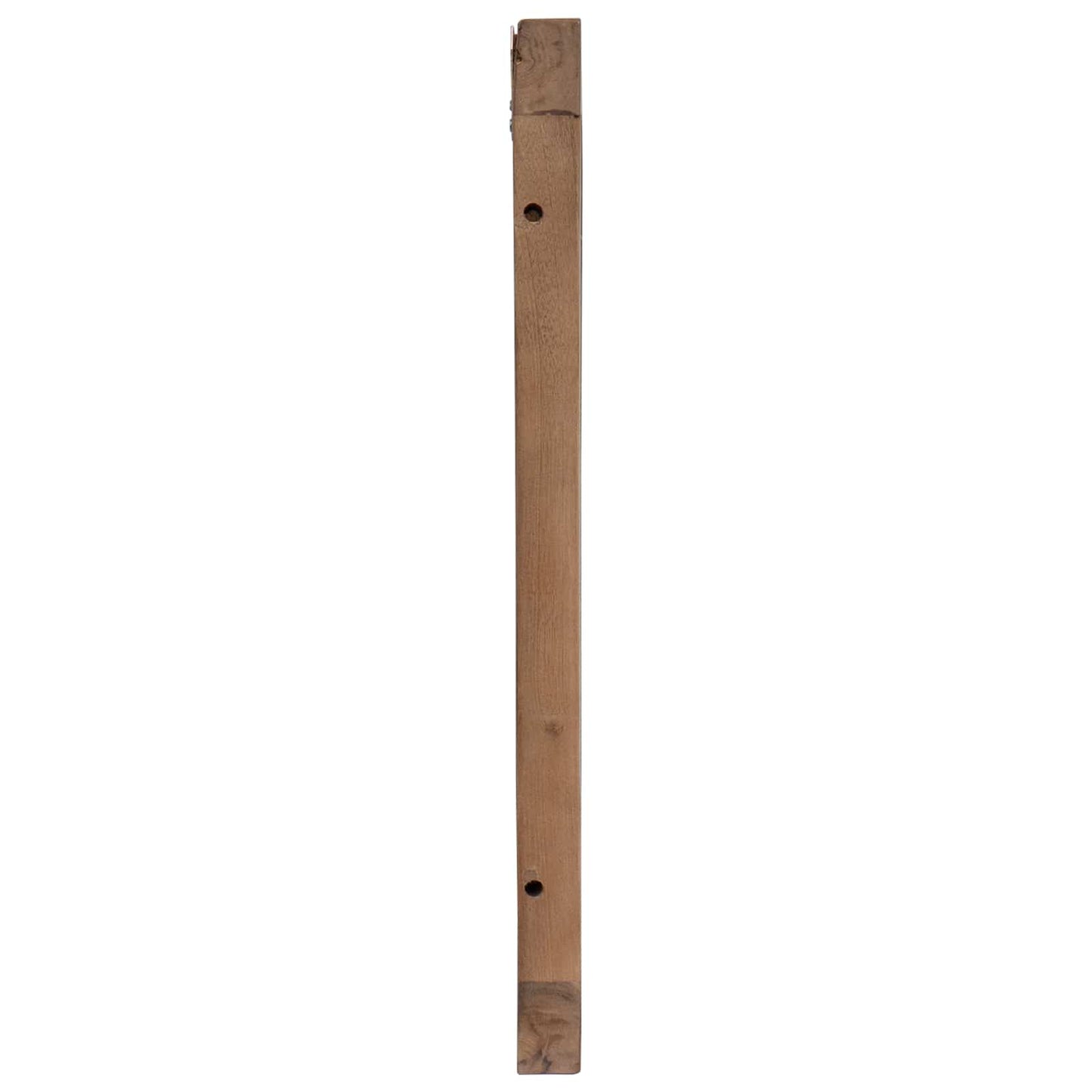 Hoofdbord Wandgemonteerd Naturel 140 cm Massief Teakhout