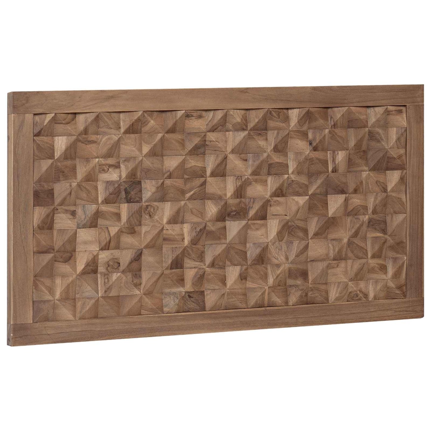 Hoofdbord Naturel Massief Teakhout 100 cm