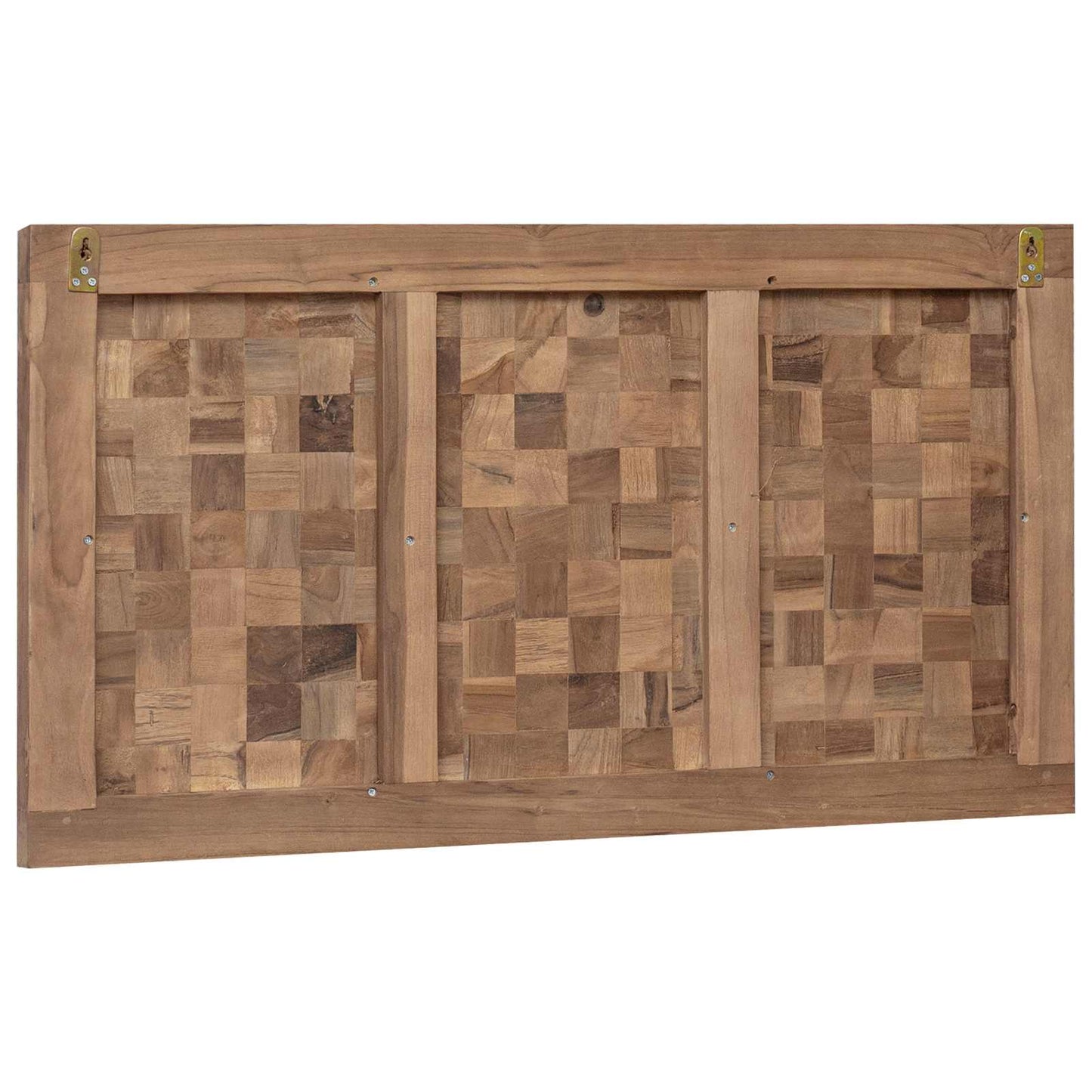Hoofdbord Naturel Massief Teakhout 100 cm