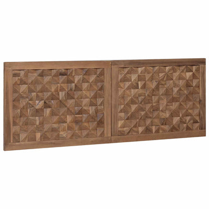 Hoofdbord Naturel Massief Teakhout 140 cm
