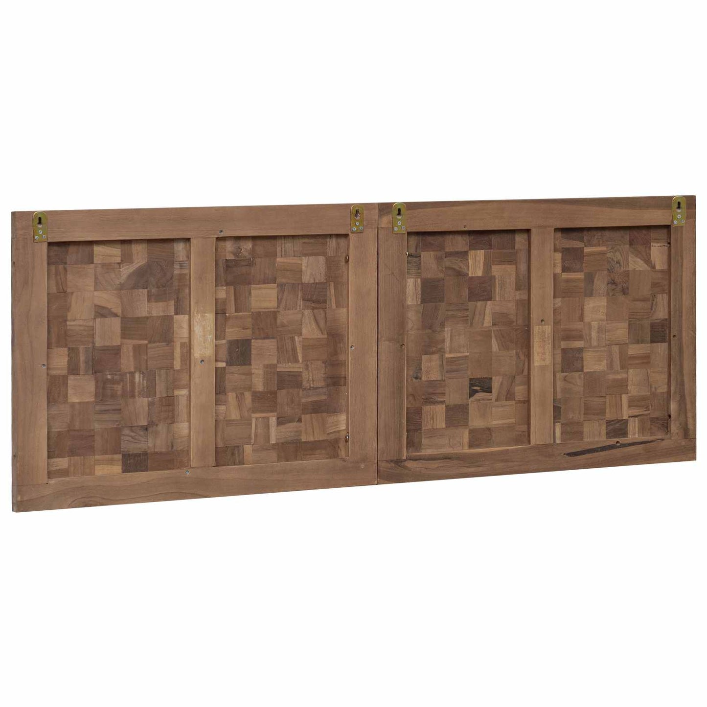 Hoofdbord Naturel Massief Teakhout 140 cm