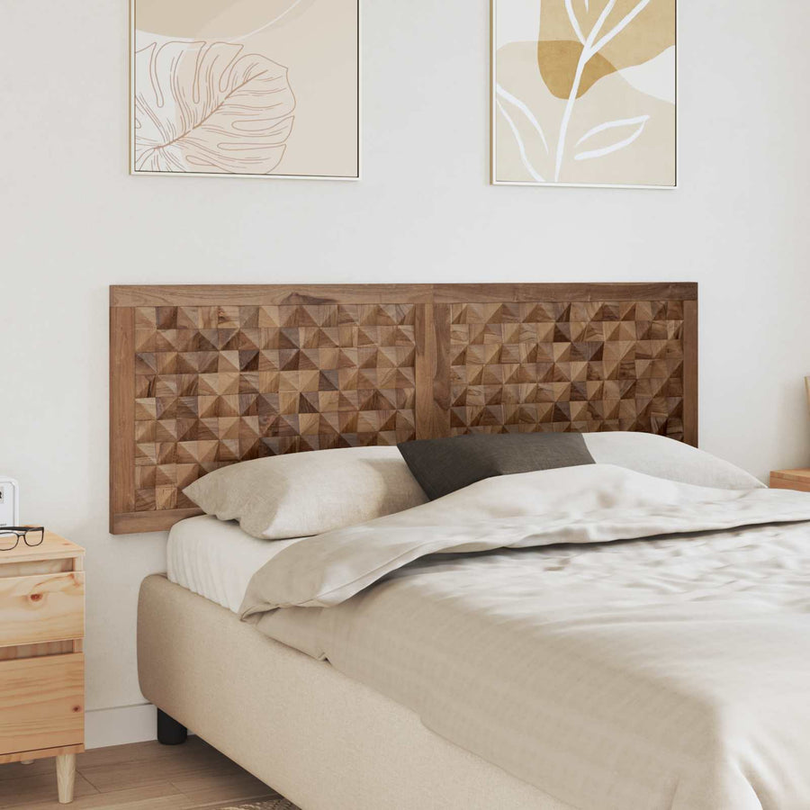 Hoofdbord Naturel Massief Teakhout 160 cm