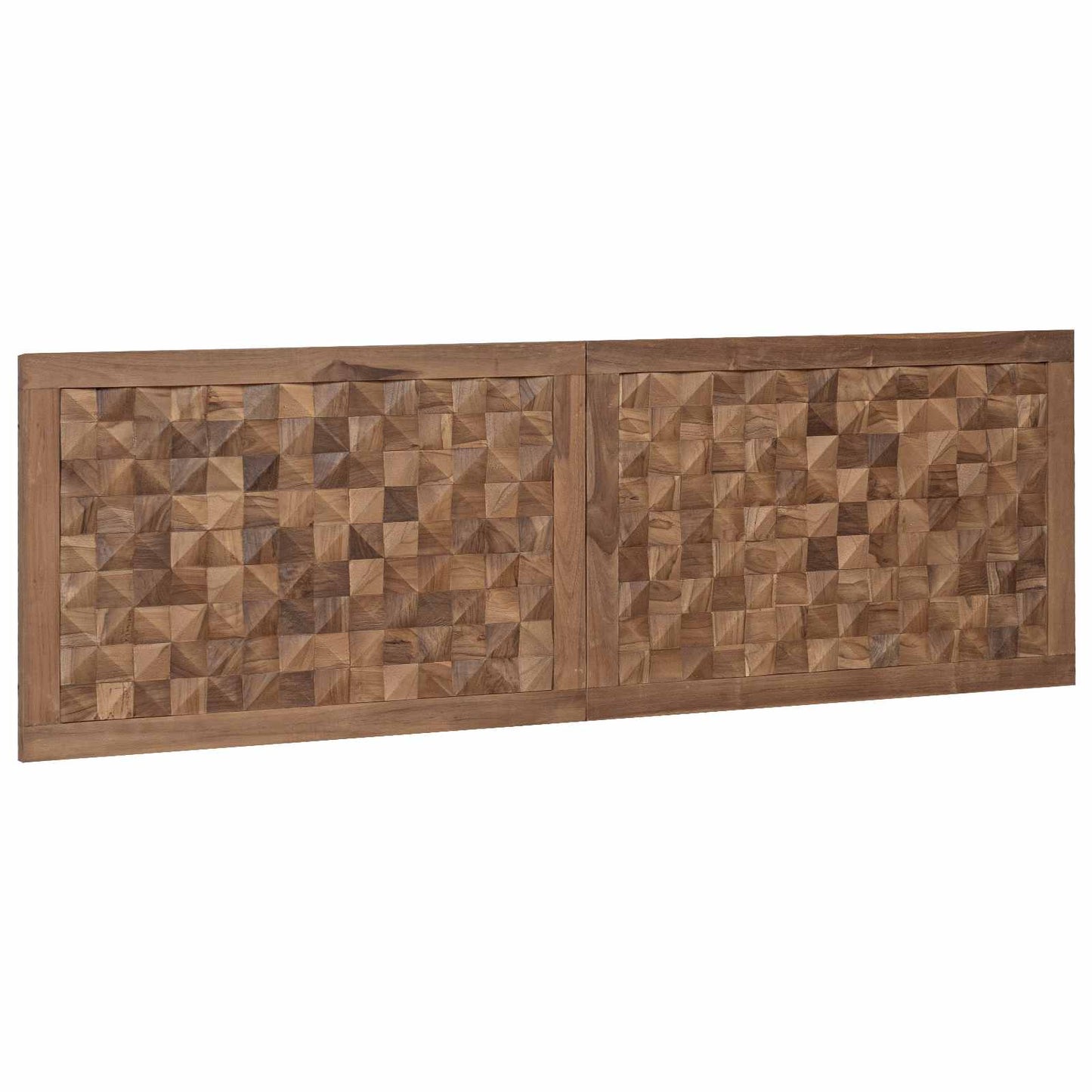 Hoofdbord Naturel Massief Teakhout 160 cm