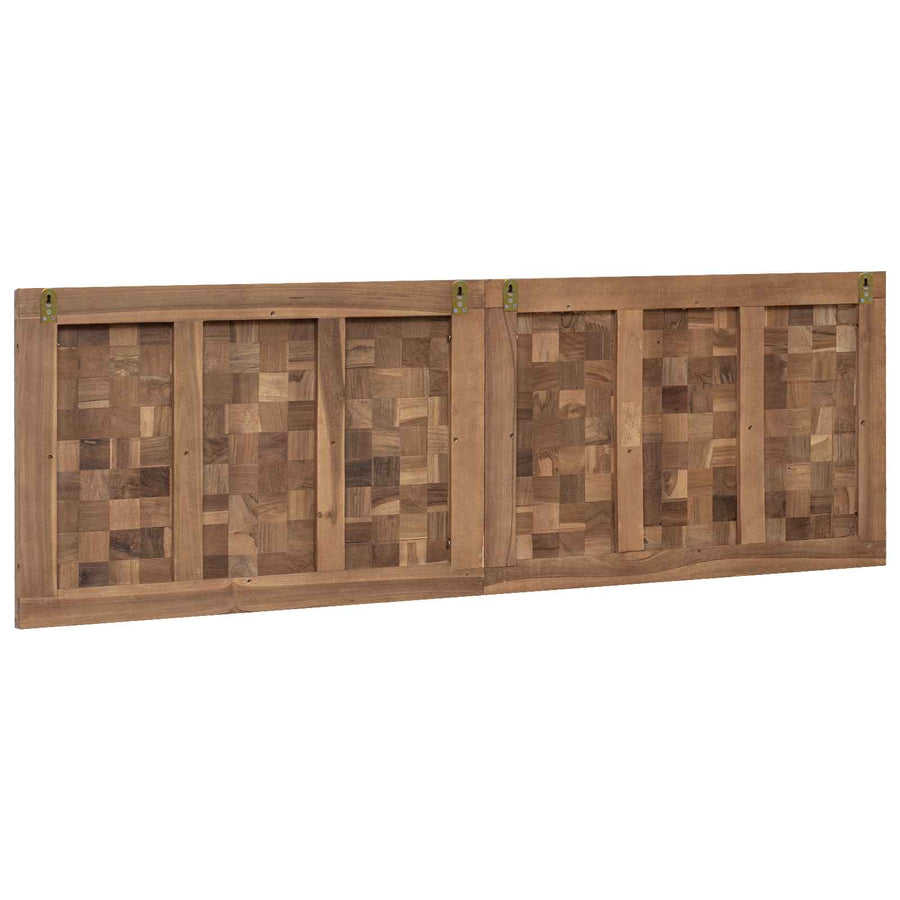 Hoofdbord Naturel Massief Teakhout 160 cm