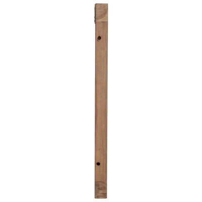 Hoofdbord Naturel Massief Teakhout 160 cm