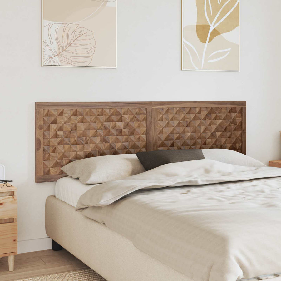 Hoofdbord Naturel Massief Teakhout 180 cm