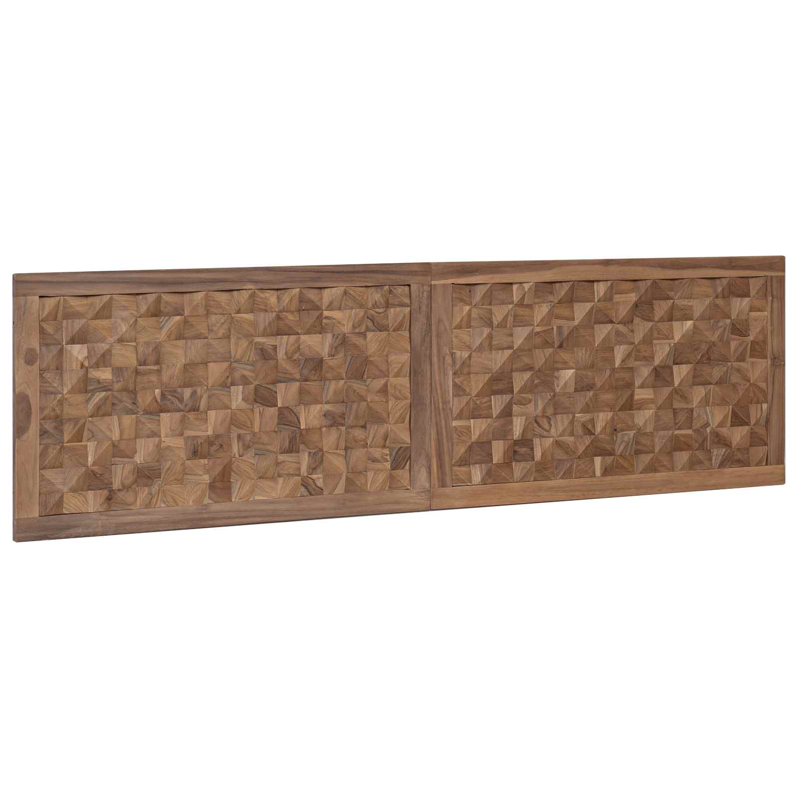 Hoofdbord Naturel Massief Teakhout 180 cm