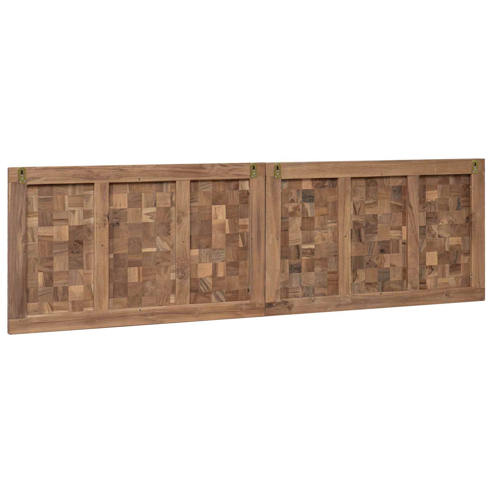 Hoofdbord Naturel Massief Teakhout 180 cm